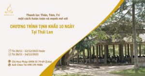Chương trình TỊNH KHẨU 10 ngày tại Thái Lan